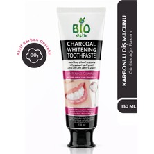 Bio Asia Karbon Diş Macunu – Beyazlatıcı Etki, Doğal Aktif Karbon Temizliği 130 ml