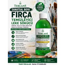 TerlanS Sanatsal Boya ve Fırça Temizleyici Yağlı ve Akrilik Boya Temizleyici 