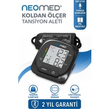 Neomed DBP-6194 Türkçe Konuşan Üst Koldan Işıklı Ekranlı Dijital Tam Otomatik Tansiyon Aleti