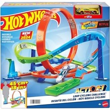 HBMB Store Bumerang Çemberli Yarış Pisti Bumerang Çemberli Yarış Pisti, 1:64 Ölçekli Oyuncak Araba, Kolayca Saklanabilir HTK16