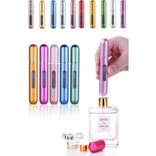 HBMB Store Şık Tasarım Parfüm Doldurulabilin Mini Lüx Şişe Seyehat 5 ml Cep Parfüm Şişesi Taşınabilir Portatif