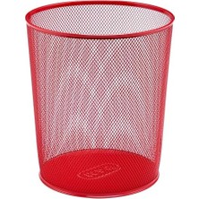 HBMB Store Mas Tam Delikli Çöp Kovası Kırmızı