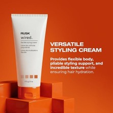 HBMB Store Rusk Wired Flexible Styling Creme, Lifts, Shines, And Creates Soft, -Defying Body, 6 Oz