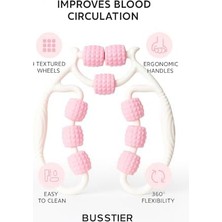 HBMB Store Selülit Masaj Aleti 9 Tekerlekli Lenf Drenaj Rulosu Vücut Şekillendirici Bacak Kol Sırt Masaj Aleti Kan Dolaşımı Arttırıcı Selülit Giderici Cilt Sıkılaştırıcı Masaj Roller