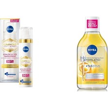 HBMB Store SPF50 LUMINOUS630 Thiamidol Leke Karşıtı Güneş Koruyucu 40ML ve Micellar Makyaj Temizleme Suyu 400ML