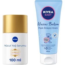 HBMB Store LUMINOUS630 Çatlak Karşıtı Vücut Yağ Serumu 100ML ve Baby Hassas Bakım Pişik Önleyici Krem 100ML