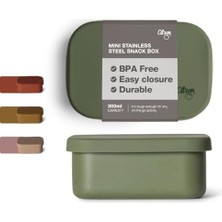 HBMB Store Mini Paslanmaz Çelik Atıştırmalık Kutusu - Green 1060353