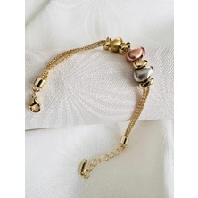 Devi Fashion Vip Seri Charm Bileklik 18 cm Artı Uzatma Zincirli