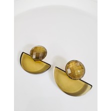 Devi Fashion Yelpaze Lüx Küpe 4 cm