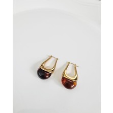 Devi Fashion Çelik Halka Vintage Küpe 4 cm