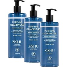 HBMB Store Zishu Arındırıcı Temizleme Jeli Eğilimli, Yağlı, Karma ve Kuru Ciltler (3 Paketi)