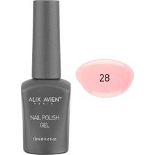 HBMB Store Uv Kalıcı Işıltılı Açık Pembe Jel Oje 28 - Gel Polish - 12 ml