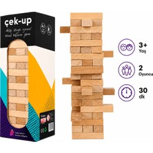 Zet Zeka ÇEKUP Ahşap Denge Oyunu 3+ Yaş 2+ Oyuncu