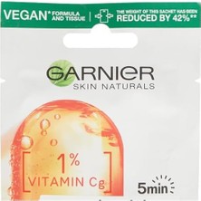HBMB Store C Vitamini Yorgunluk Karşıtı Ampul Kağıt Yüz Maskesi