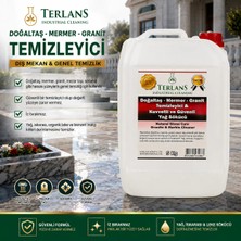 Terlans Doğaltaş, Mermer ve Granit Temizleyici 5Kg | Dış Mekan Hassas Zemin İçin Güvenli ve Etkili Temizlik | Natural Stone Care Granite & Marble Cleaner