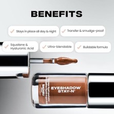HBMB Store Sacheu Beauty Sacheu Eyeshadow -N Uzun Süre Kalıcı Likit Far 01 Candy Dippd 3.55ML, 850072433004