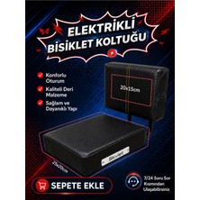 Işıklı Toplar Dükkanı Skyjet Arka Deri Koltuk,elektrikli Bisiklet Deri Koltuk, Motosiklet Deri Koltuk, Arka Sele Çocuk Deri Koltuk Seti