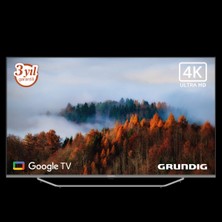 Grundig 50 Gju 8900S 50 inç 4K Ultra HD Smart LED TV Gri Renkli Modern Görüntü Teknolojisi