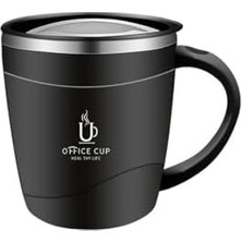 HBMB Store 304 L Çelik Siyah Soğuk 500 ml Kahve El Termos Kupa Mug CIN558SY