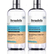 HBMB Store Dermobella Seramid Kuru Ciltler Için Duş Jeli 500 ml (2 Paketi)