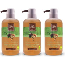 HBMB Store Doğal Argan Yağlı Duş Jeli 600 ml Pet Şişe x 3 Adet
