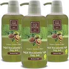 HBMB Store Düvenci Toptan Macadamia Yağlı Duş Jeli Seti 3' Lü Paket