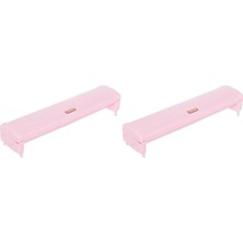 HBMB Store Bas&kes Streç Film Kesme Aparatı, 30 cm x 30 M, Pembe (2 Paketi)
