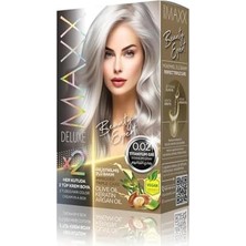 HBMB Store Maxx Deluxe Beauty Expert Haır Color (Keretin)'li 1 Kutu (2 x 50 Ml) (Titanyum Gri 0.02)