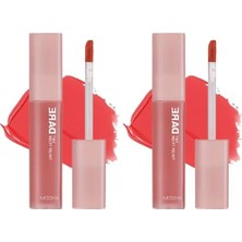 HBMB Store Uzun Süre Kalıcı, Bulaşma Yapmayan, Kadifemsi Bitiş Sunan Tint Dare Tint Melty Velvet (Roselicious) (2 Paketi)