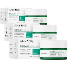 HBMB Store Anyong Cica Tiger Grass Ton Eşitleyici ve Kızarıklık Karşıtı Krem Light 20 Spf 30 ml Açık Cilt Tonları (3 Paketi)