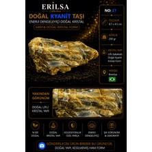 Erilsa Sertifikalı Doğal Kyanit Taşı Ham Kristal Kütle Doğal Mineral No 28