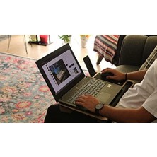 HBMB Store Axolotl Telefon ve Tablet Bölmeli Minderli Laptop Sehpası Notebook Bilgisayar Çalışma Masası