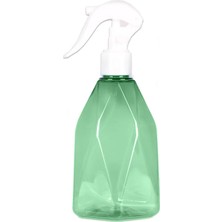 HBMB Store Prizma Desenli Sprey Şişe, Boş Plastik Şişe, Püskürtme Başlıklı (Yeşil)