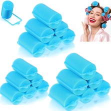 HBMB Store Sünger Saç Bigudileri, 18 Adet Jumbo Boy 40 Mm, Yumuşak Köpük Malzeme ile Dıy Bukle Yapıcı, Isı Gerektirmeyen Gece Boyu Konforlu Uyku Bigudisi, Kadınlar Için Pratik Şekillendirici