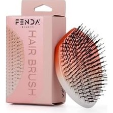 HBMB Store Fenda Profesyonel 4 Pinli Oval Turuncu Saç Fırçası
