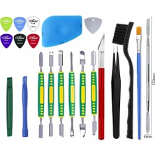 MHM Çok Amaçlı Bilgisayar Tv Notebook Laptop Tablet Telefon Yardımcı Sökme Açma Aparatı Metal Plastik Çok Parçalı Onarım Aletleri Kiti ST37