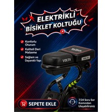 Işıklı Toplar Dükkanı Volta Vsm Deri Koltuk, Elektrikli Bisiklet Deri Koltuk, Motosiklet Deri Koltuk, Arka Sele Çocuk Deri Koltuk Seti