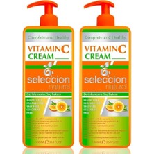 HBMB Store Seleccion Naturel 1000 ml Vitamin C Cream Derinlemesine Saç Bakım Kremi (2 Paketi)