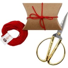 HBMB Store Kırmızı Renkli Paketleme Ipi (10 Metre)