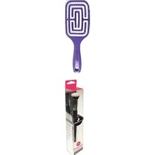 HBMB Store Üç Boyutlu Saç Fırçası - 1 + Oval Yapılı Kapatıcı Fırçası -136