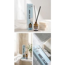 HBMB Store Time 24 Beyaz Sabun Oda Kokusu 55 ml - Dekoratif Cam Şişe Bambu Çubuklu Oda Parfümü - Temizlik ve Ferahlık Etkili Uzun Süreli Ev ve Ofis Kokusu
