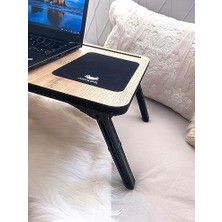HBMB Store Axolotl Foldaway Telefon ve Tablet Bölmeli Katlanır Ayaklı Laptop Sehpası Notebook Bilgisayar Çalışma Masası