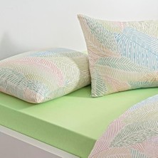HBMB Store Taç Cardie Tek Kişilik Nevresim Takımı Turkuaz