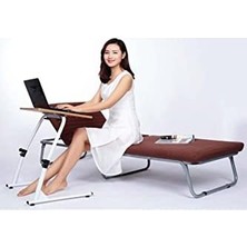 HBMB Store Yatak Üstü Koltuk Kenarı Eğim ve Yükseklik Ayarlı Çocuk Ders Çalışma Çok Amaçlı Sehpası Masa 40CMX60CMX67CM