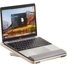 HBMB Store Taşınabilir Dizüstü Bilgisayar Standı Bilek Koruma Pedli Aayarlanabilir Yükseklik Kaymaz Padli Dizüstü Bilgisayar Standı/tablet/kitap ve Çizim Tabletleri ile Uyumludur
