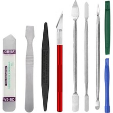 Smnr Evrensel Profesyonel Kavisli Ekran Gözetleme Araçları iPhone Bilgisayar Tv Tablet Dizüstü Vs Yardımcı Tamir Metal Spudger Sökme Kiti ST18
