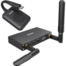 Xtechnx Philips SWR8106E/93 Kablosuz HDMI & VGA Görüntü Aktarıcı Set - 50 Metre Menzilli