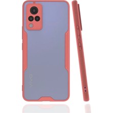 Uravas Store Newface Vivo V21 Kılıf Platin Silikon - Pembe