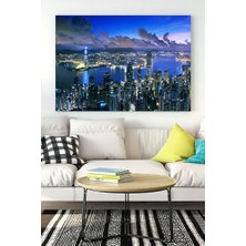 HBMB Store (PSTER16236) Hong Kong Manzara Kanvas Tablo 2 21 x 30