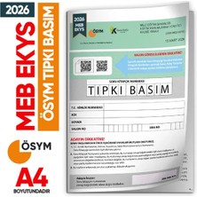 Karakutu Yayınları 2026 Meb-Ekys(Meb-Ags Uyumlu)Ösym Çıkmış Soru Tıpkı Basım Deneme Sınavı Türkiye Geneli Soru Fasikülü